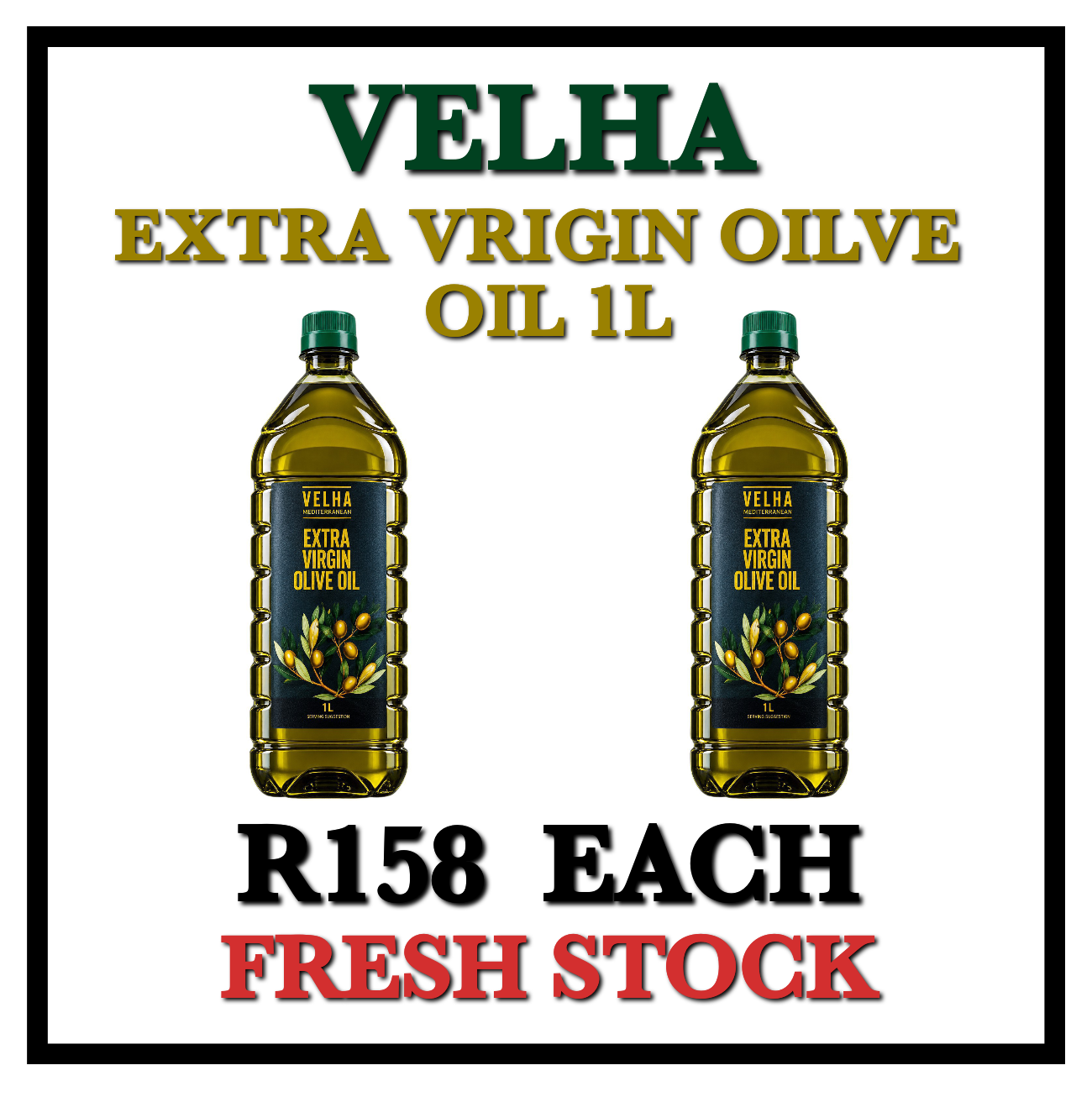 Velha Extra Vrigin Olive Oil 1L_0