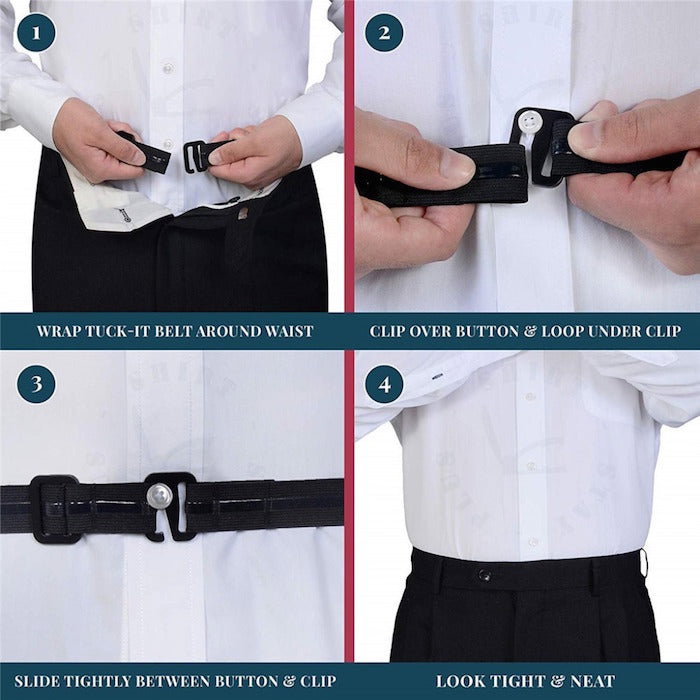 Shirt Stay™ – Ceinture intérieure pour chemise_2