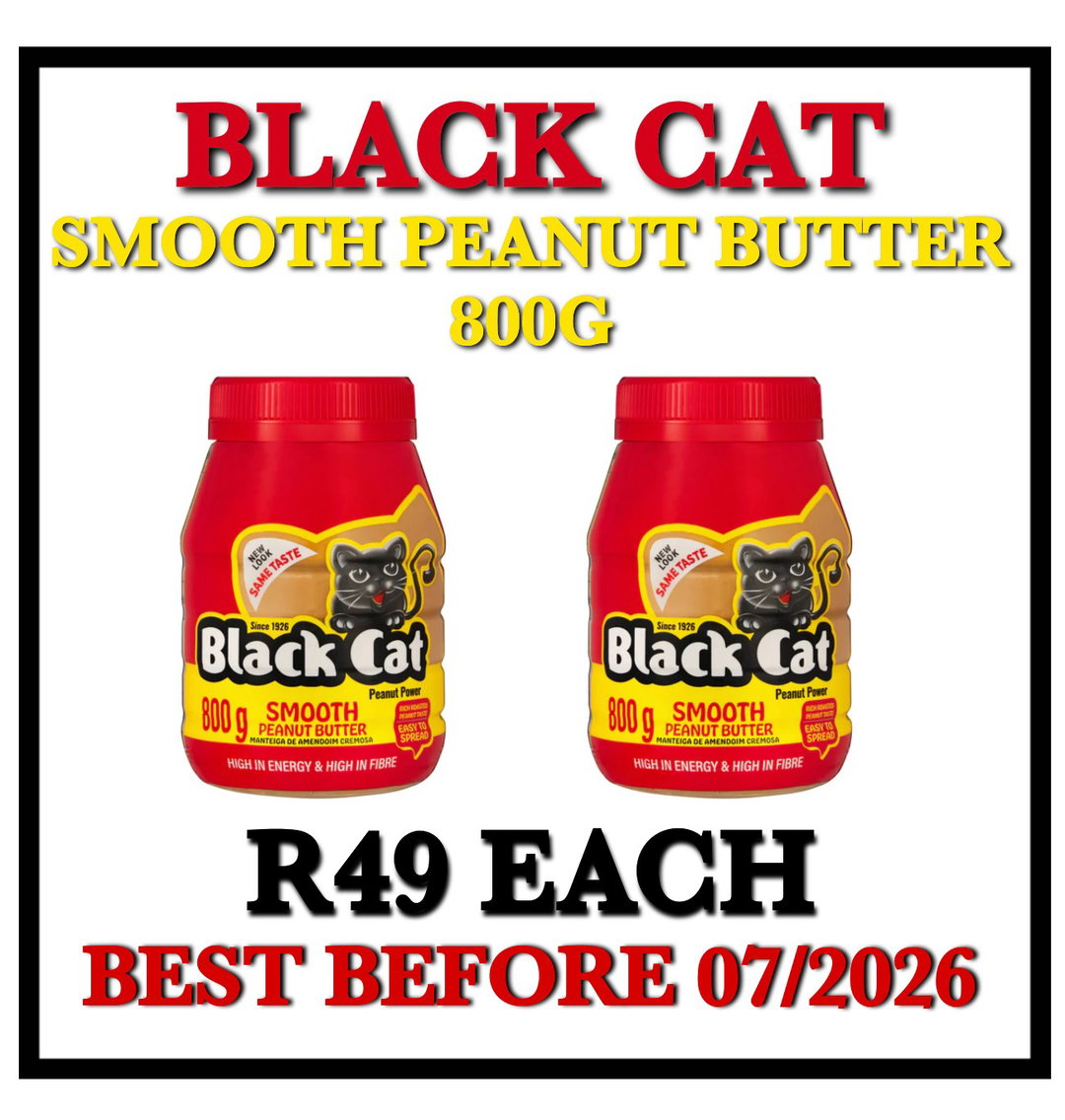 Black Cat Peanut Butter 800g