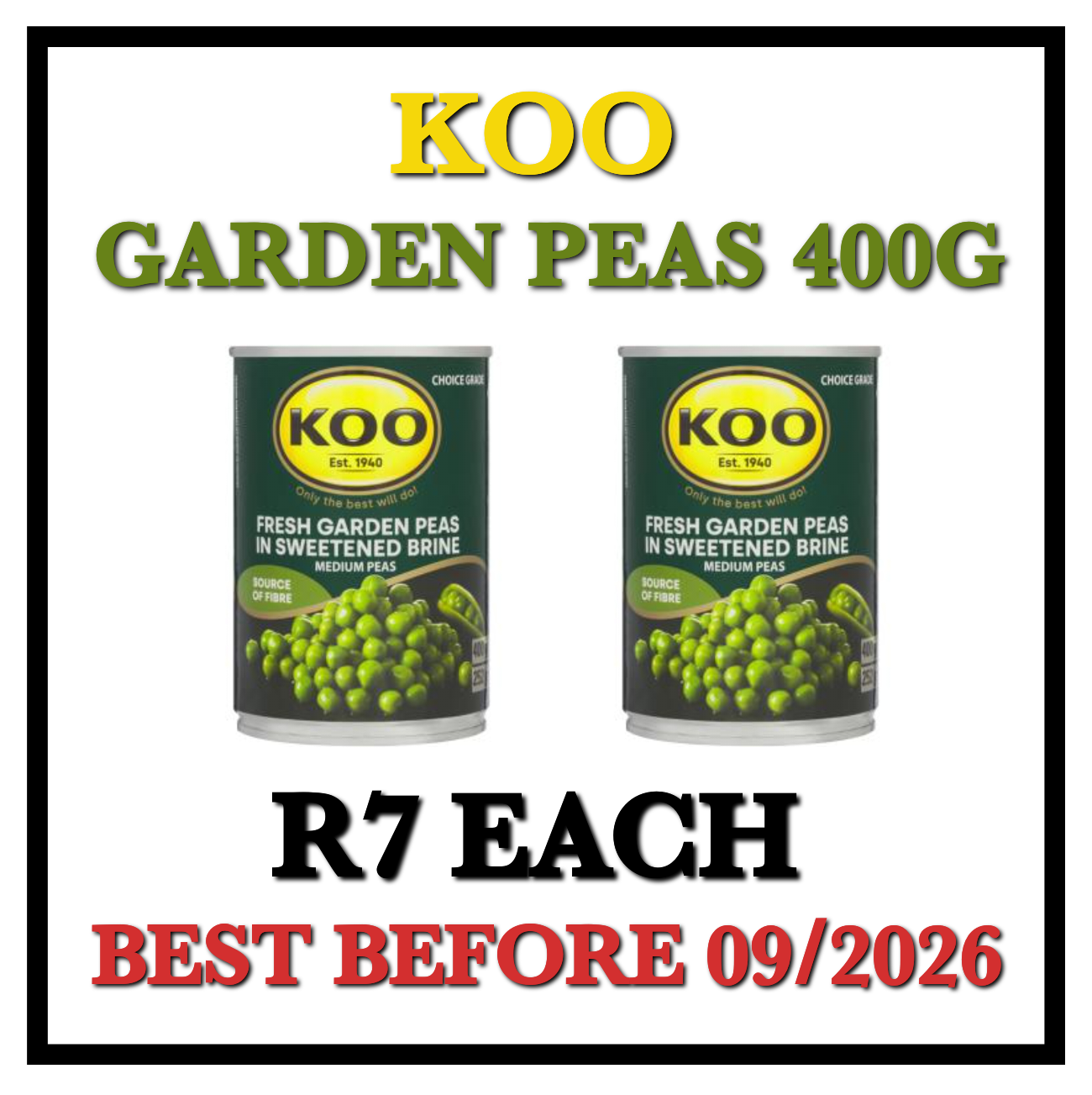 Koo Green Peas 400g_0