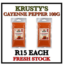 Krustys Cayenne Pepper 100g