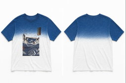 Uniqlo UT Hokusai Great Wave Ombré Graphic Tee