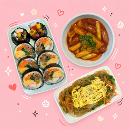(Pre-order) Bundle of 5 Kimbaps + 3 Pocha Faves (10% off) 