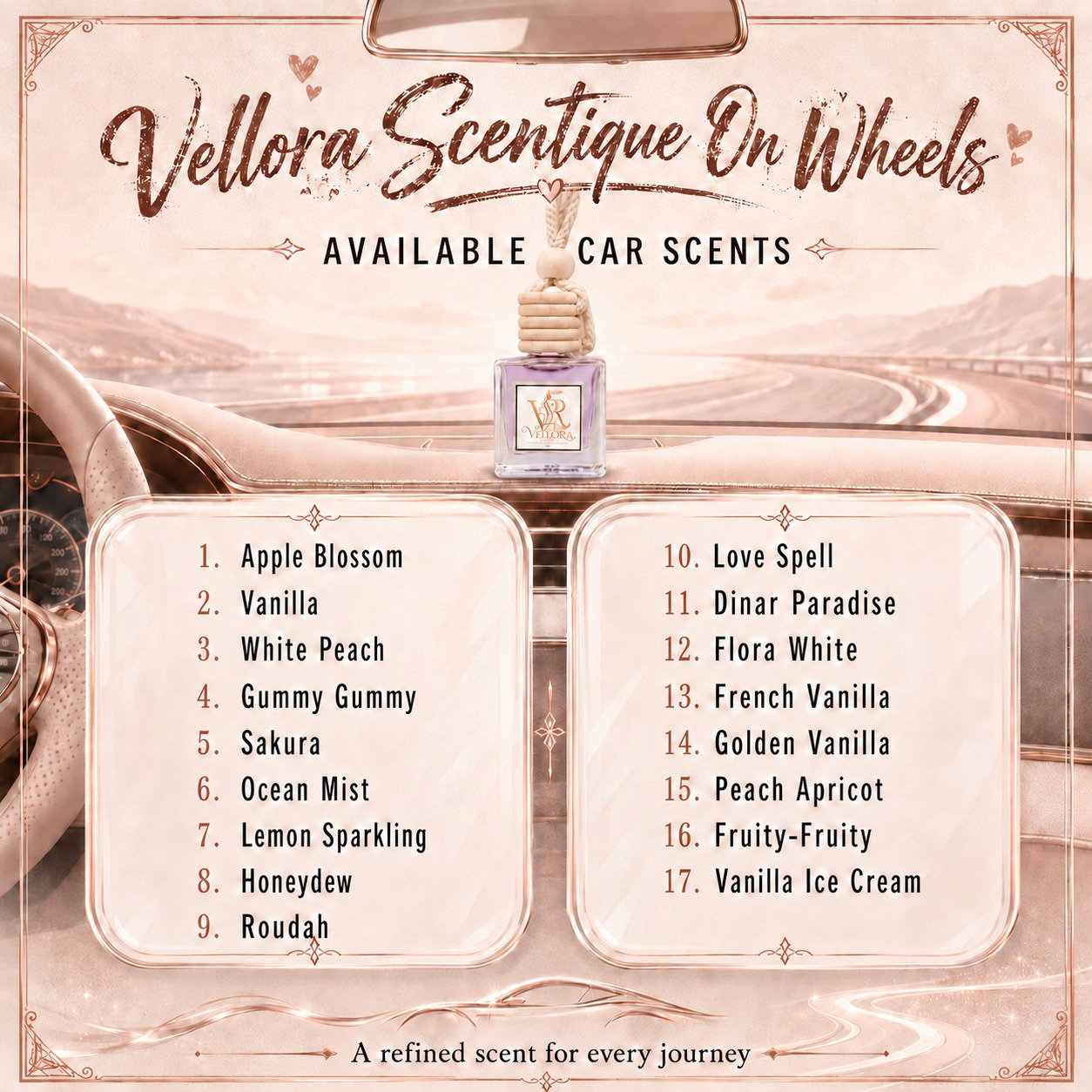 **Vellora Scentique On Wheels — Premium Car Perfume** 🚗✨_0