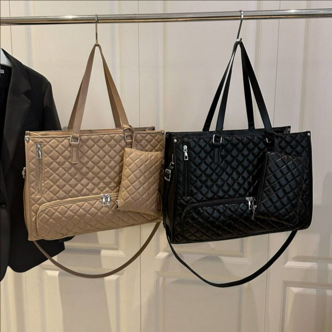 Sac à main fourre-tout avec compartiment isotherme et pc