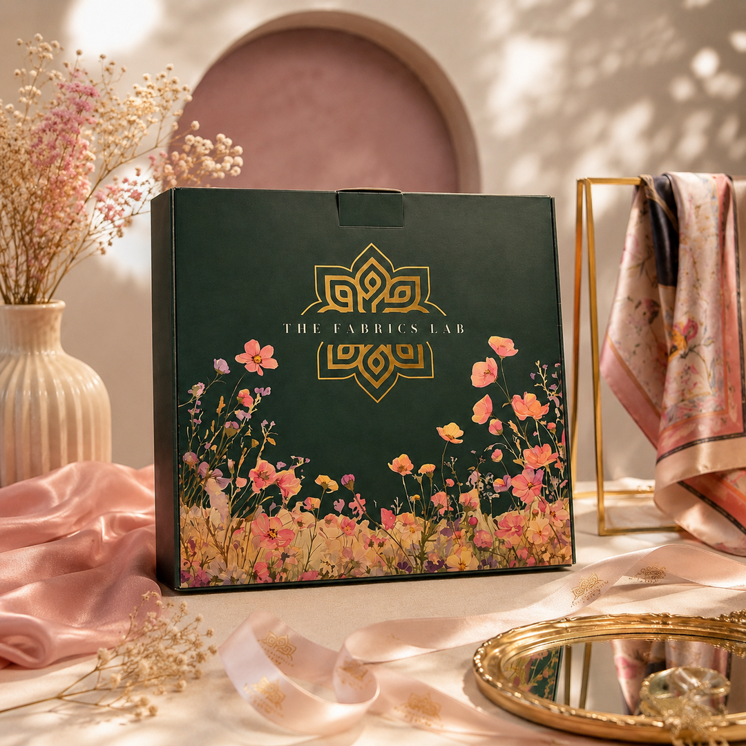 Box with Floral Pattern
