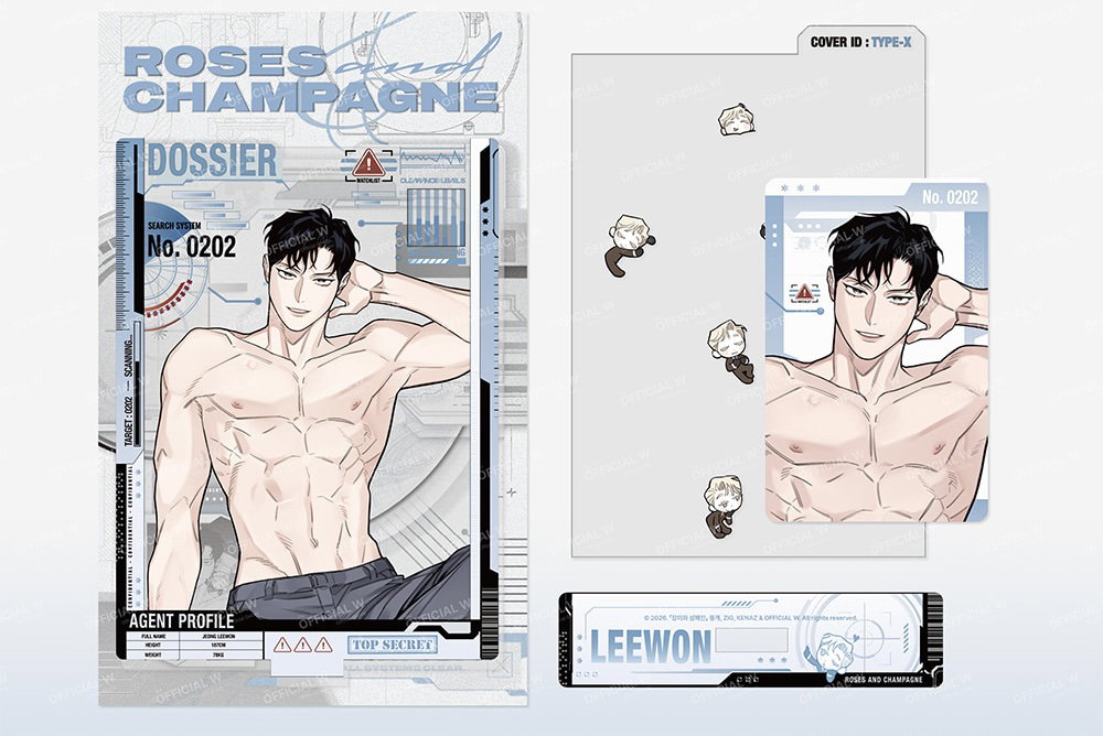 Roses & Champagne - Acrylic Stand To Dress Leewon_4