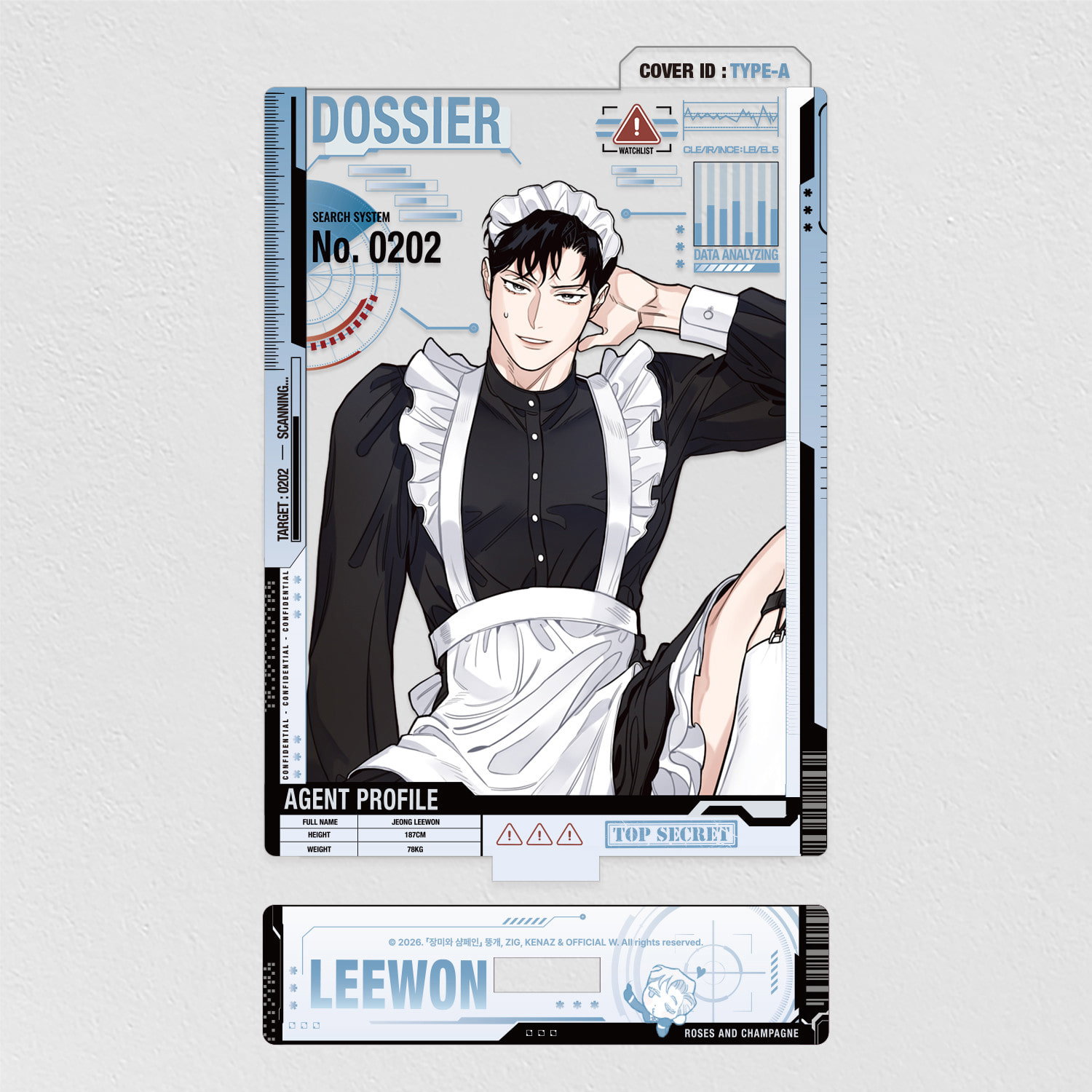 Roses & Champagne - Acrylic Stand To Dress Leewon_1