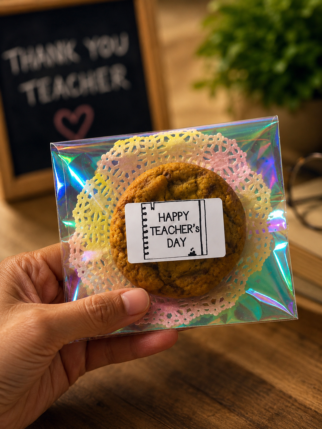 Double Chip Cookie (white + chocolate chips)