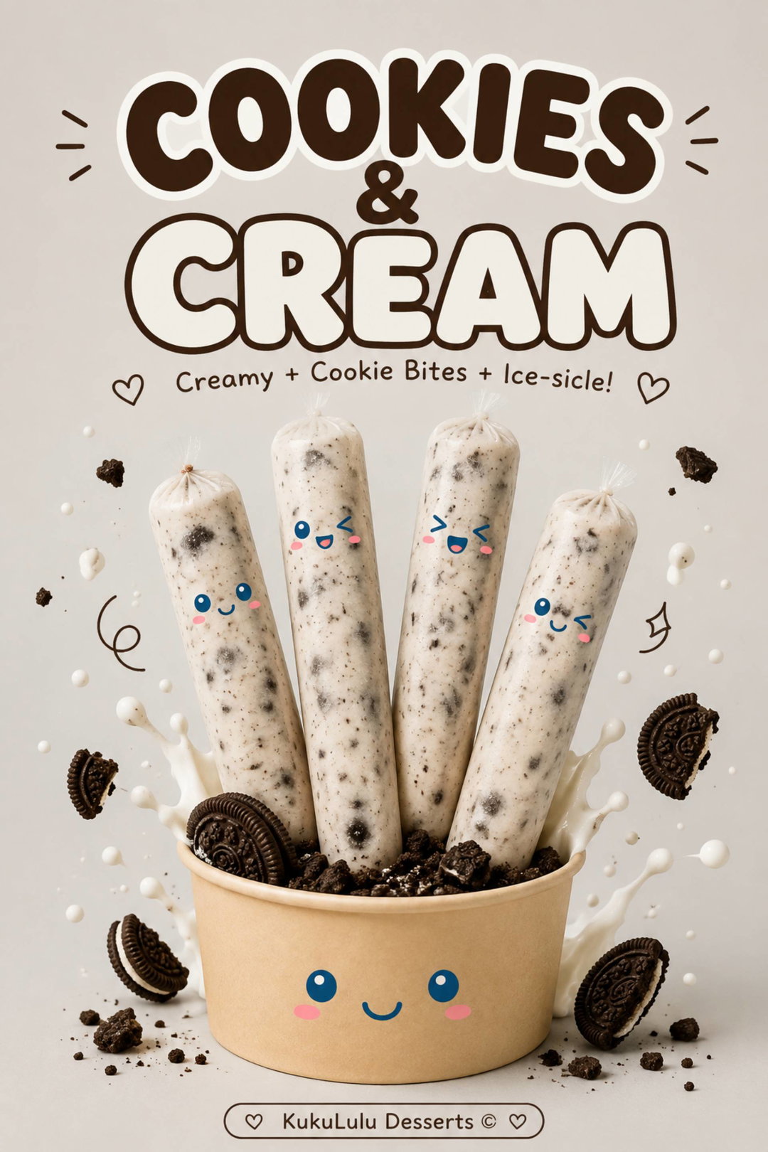 Cookies ' n' Cream Ice-sicle
