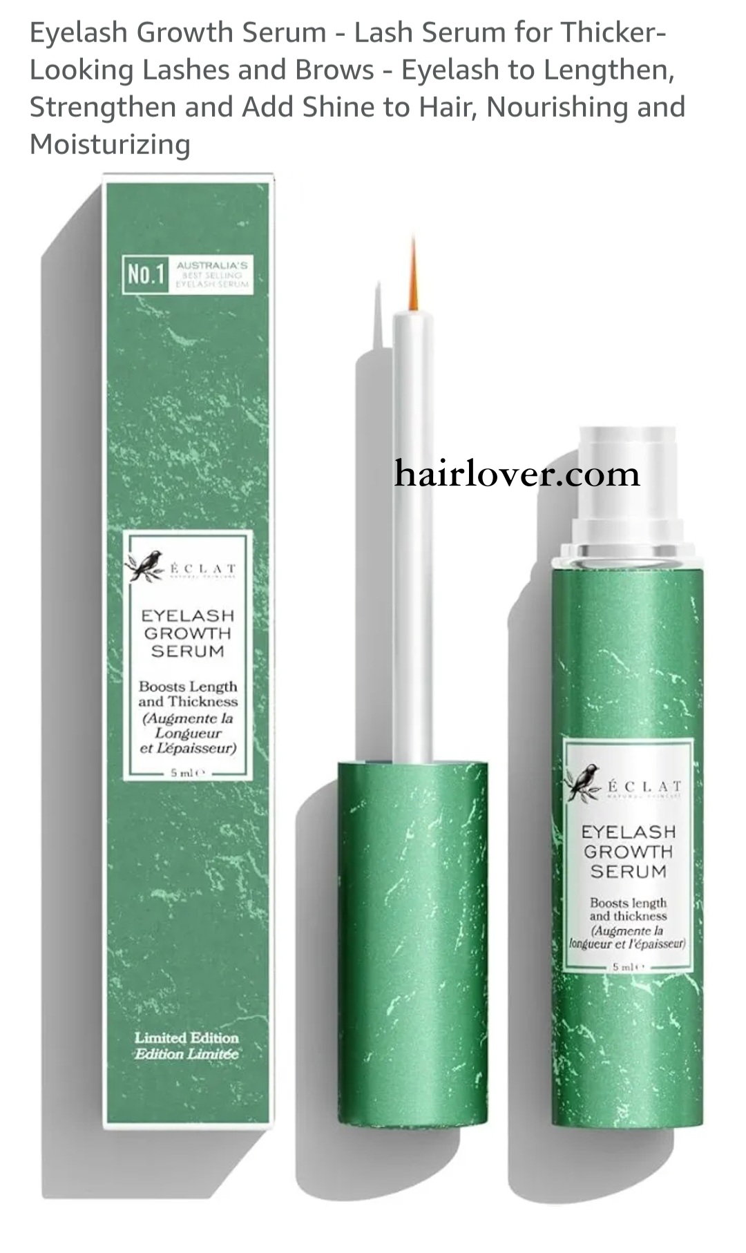 Eclat Natural Eyelash Growth Serum