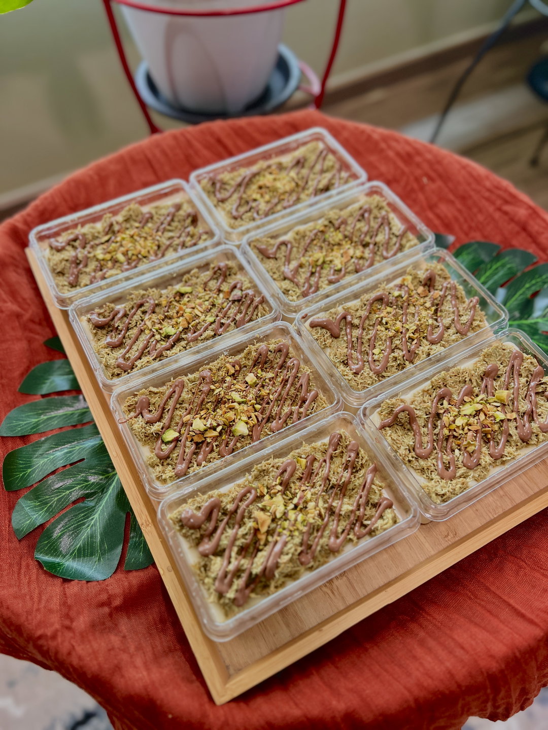 Pistachio Kunafa Cheesekut