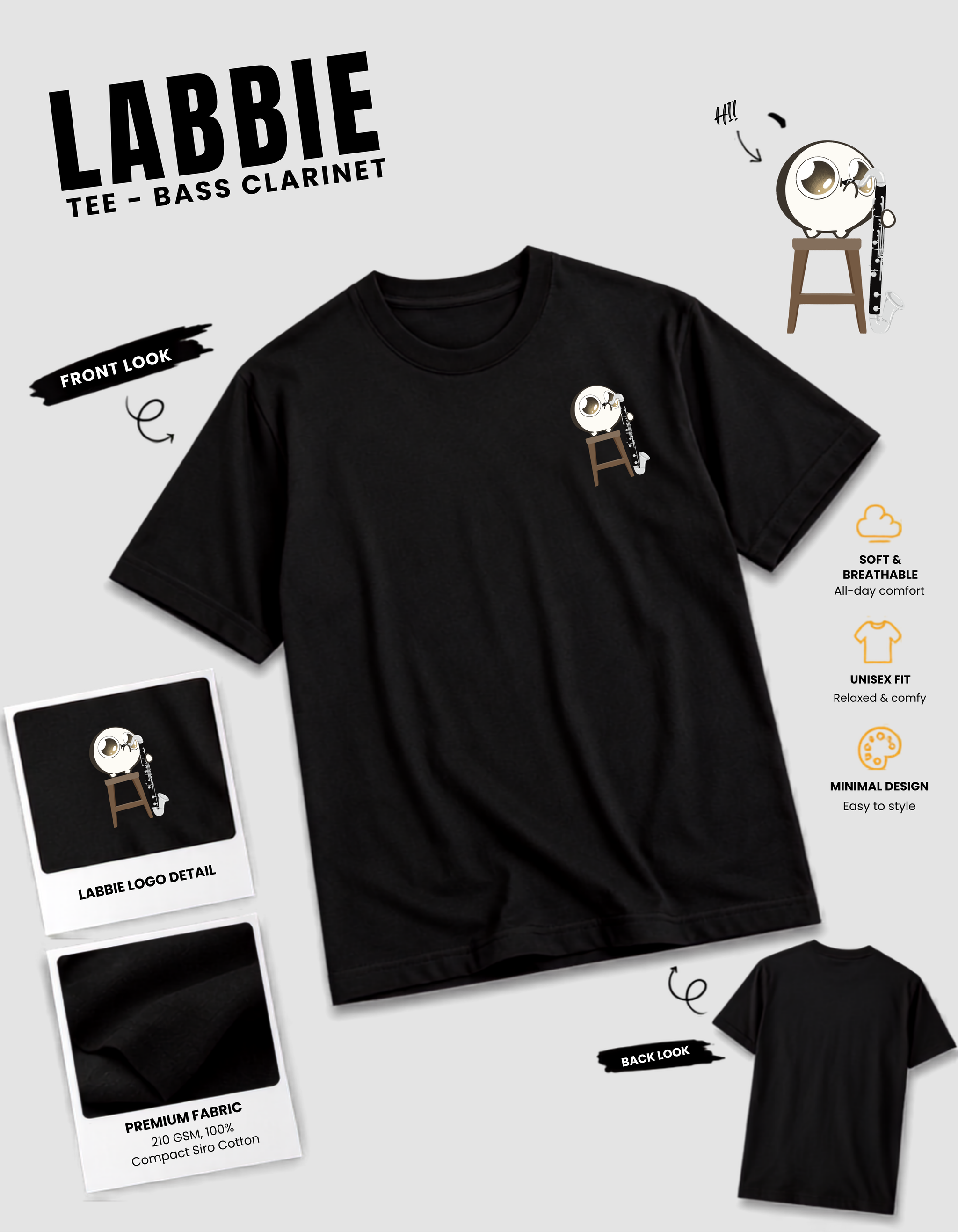 LABBIE Tee - Bass Clarinet_0