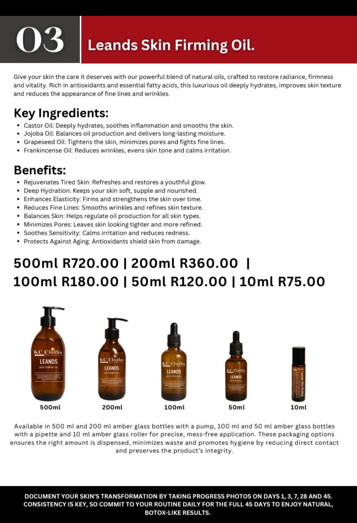 Leands Skin Firming Oil
