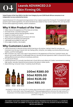 Leands ADVANCED 2.0 Skin Firming Oil 