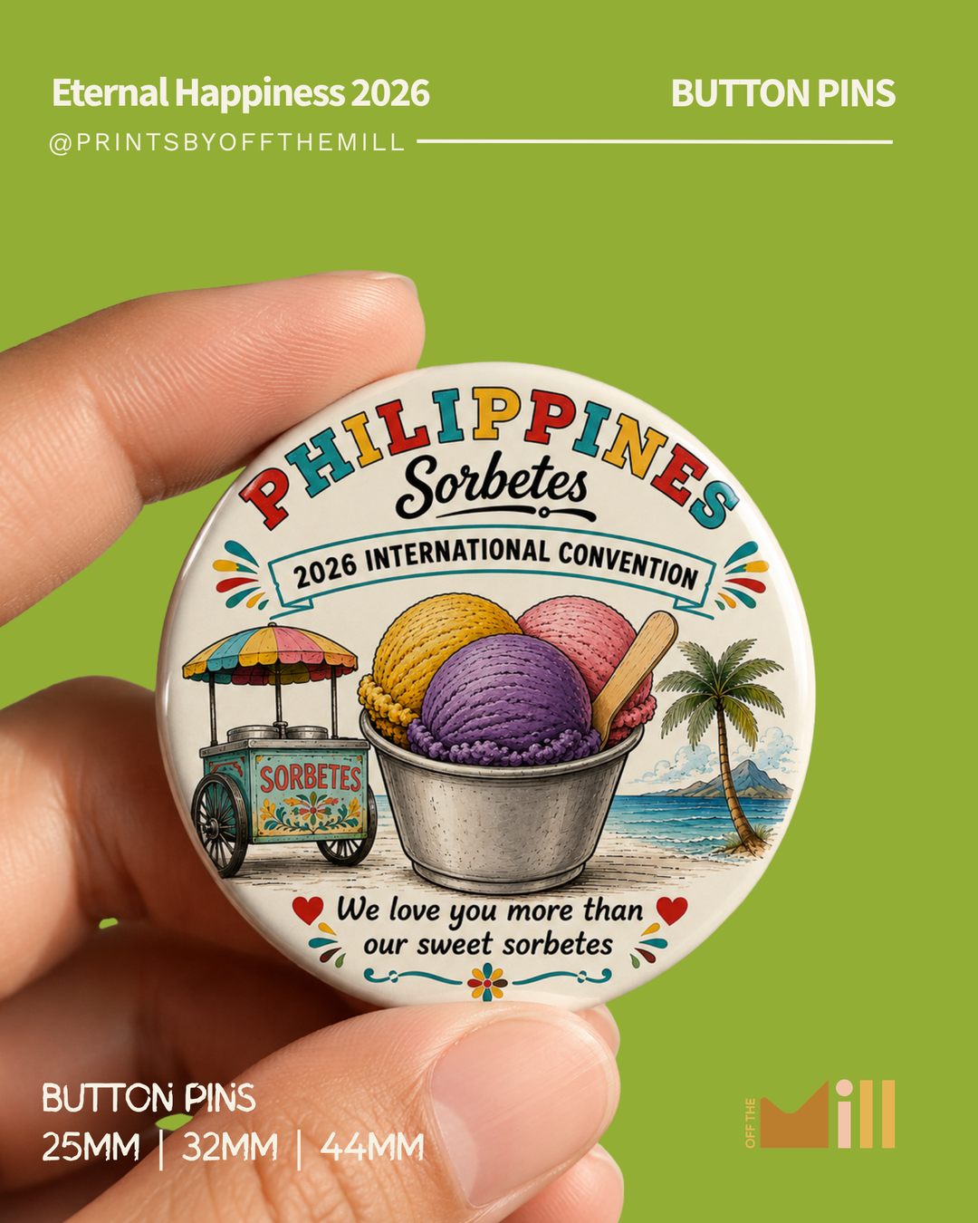 Philippines Sorbetes Pin
