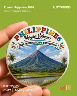 Mayon Volcano Pin