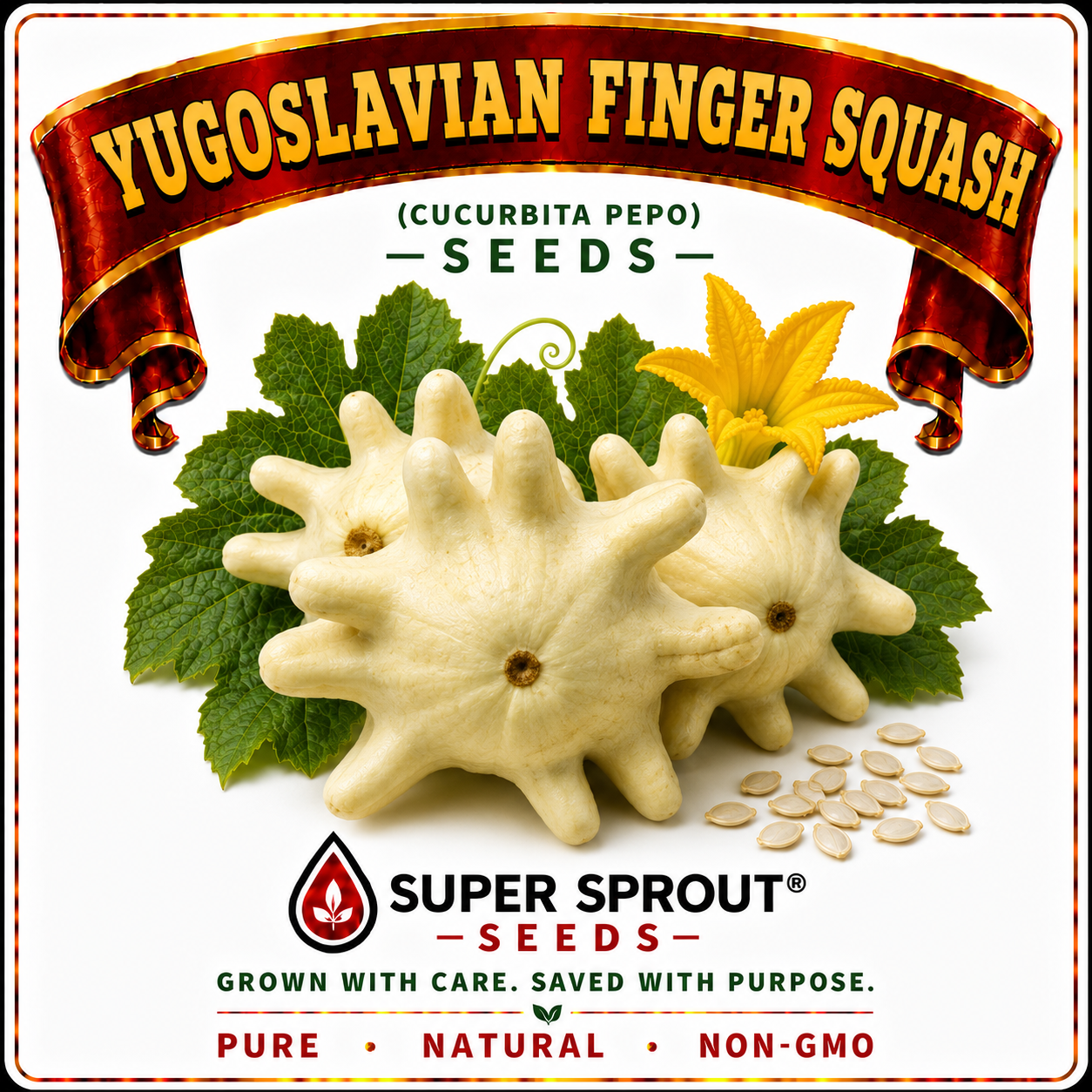 HUNGARIAN FINGERS SQUASH x 5 seeds