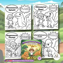 Milo Learns Sounds Kids Coloring Book Series Ages 4-7 | Premium 140gsm Activity Book Free Gift