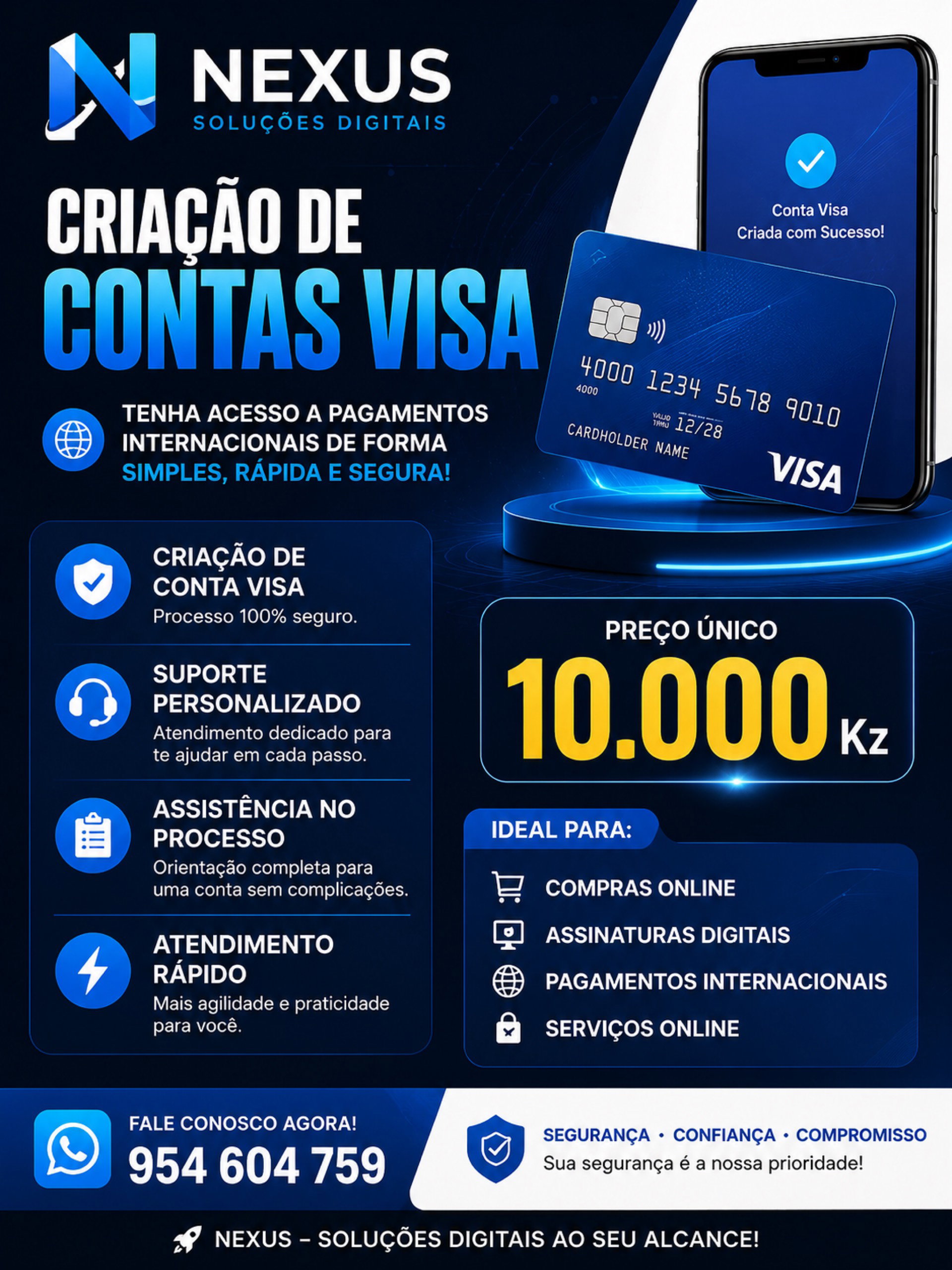Criação de conta visa_0