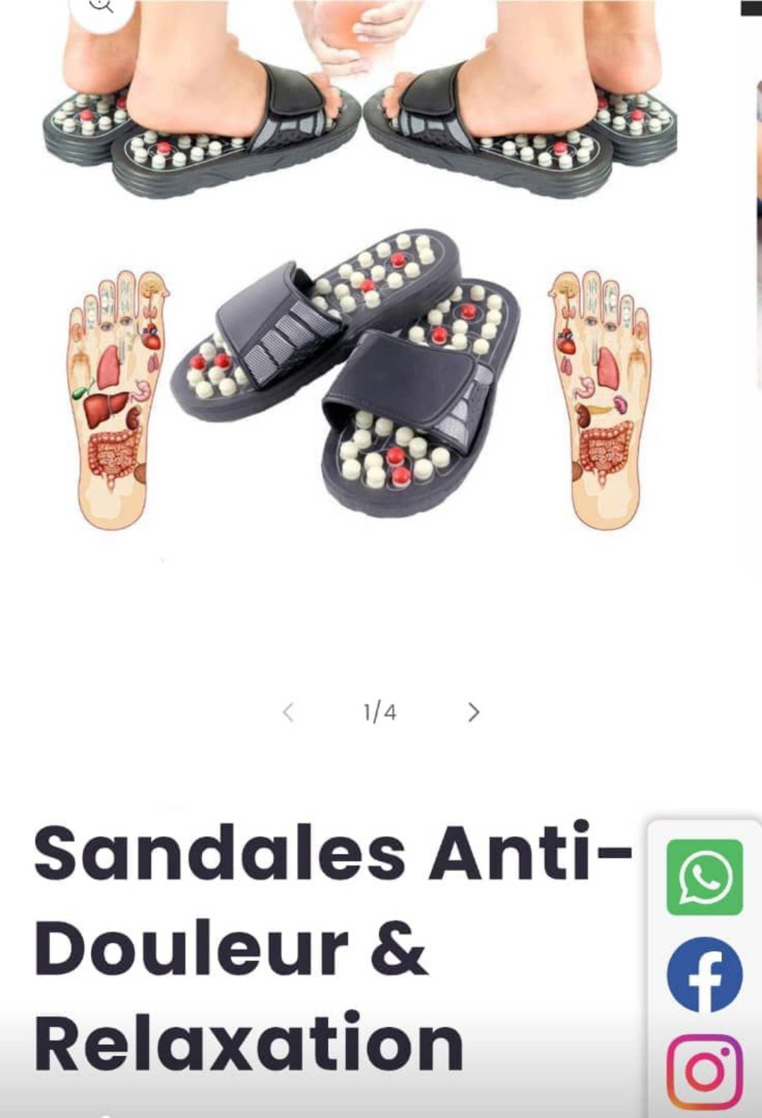 🩴 Sandales de massage