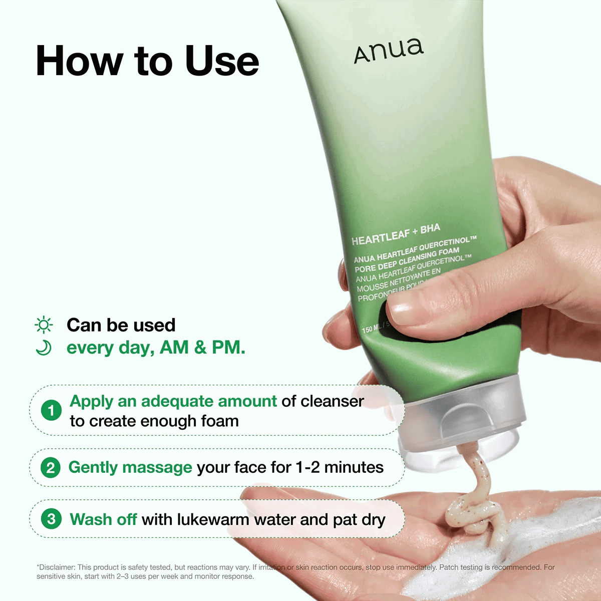 Anua Heartleaf Quercetinol Deep Cleansing Foam _1