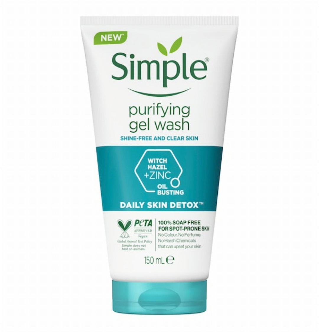 Simple Daily Skin Detox Purifying Gel Wash