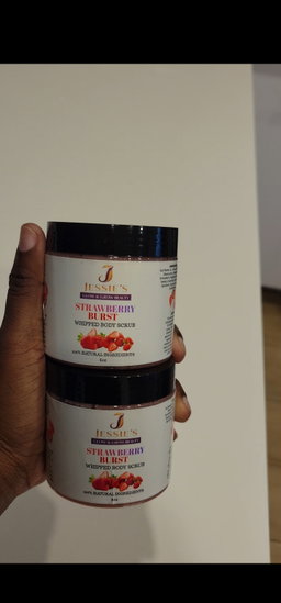 STRAWBERRY BURST WHIPPED BODY SCRUB 8oz
