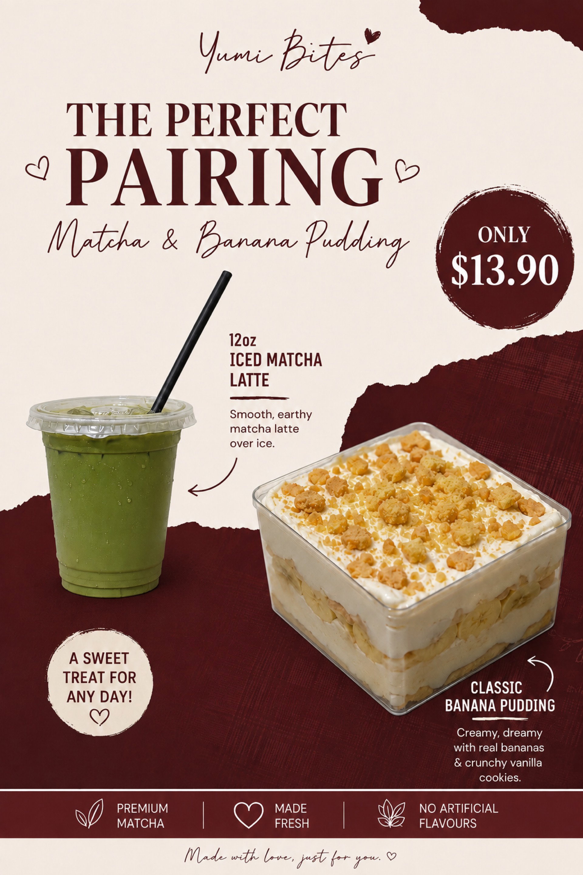 The Perfect Pairing: Matcha & Banana Pudding_0