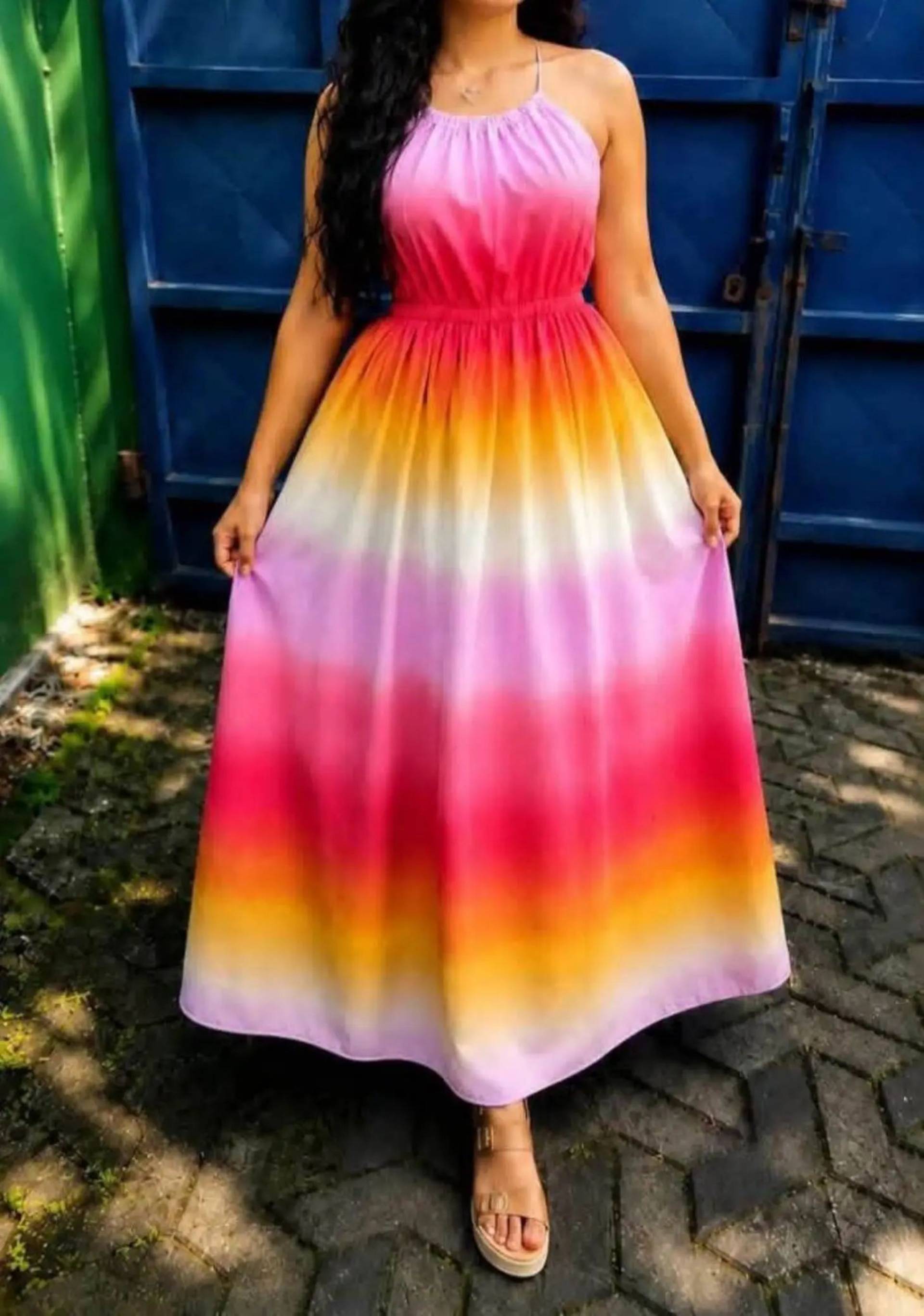 Rainbow frock_0