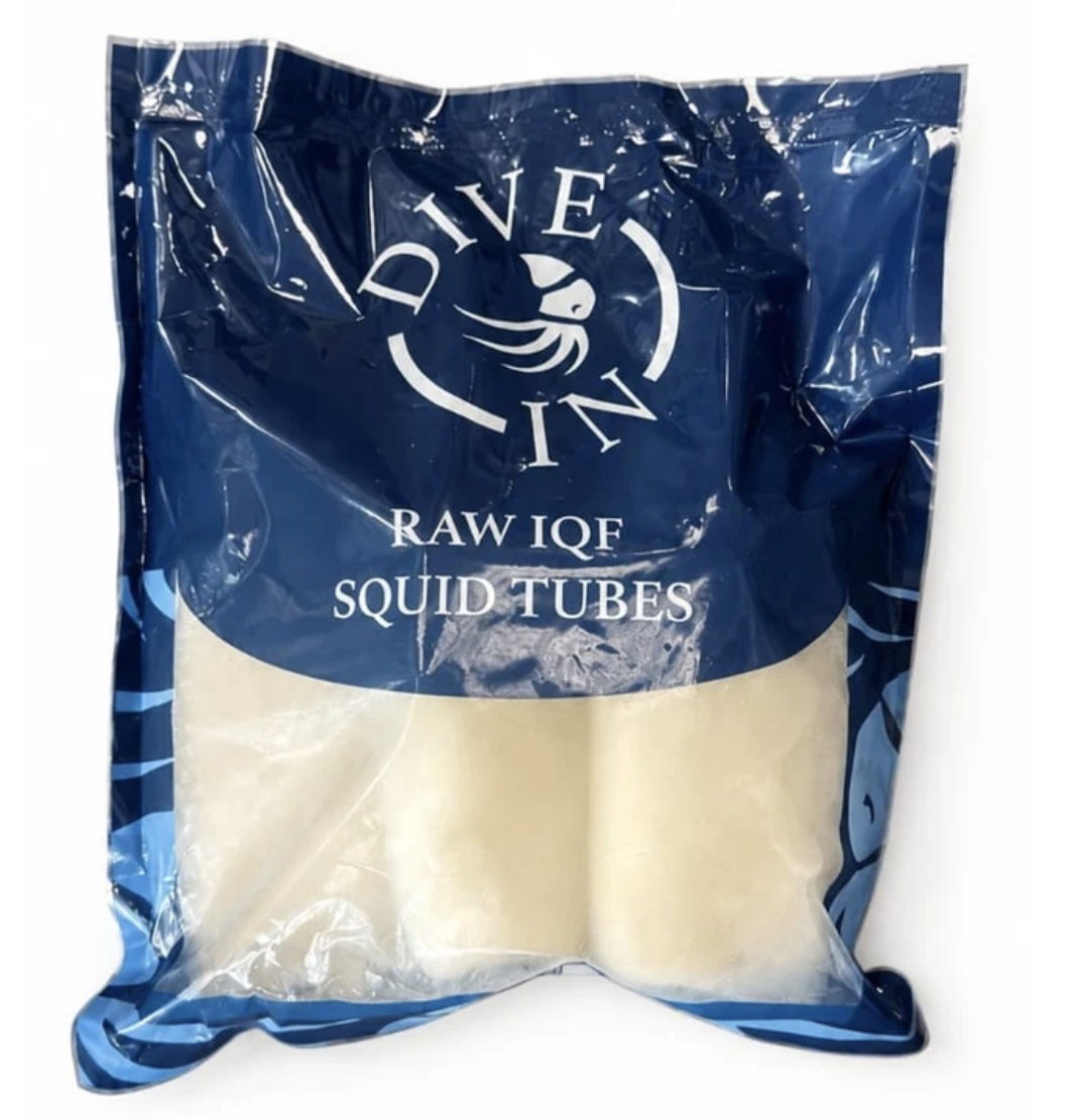 RAW IQF SQUID TUBES