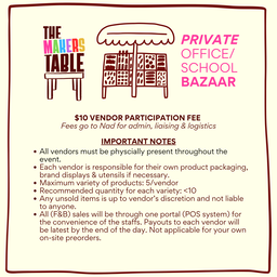 Private Office/School Bazaar