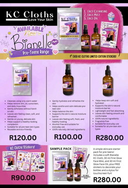 Bianelle Pre Teen Range