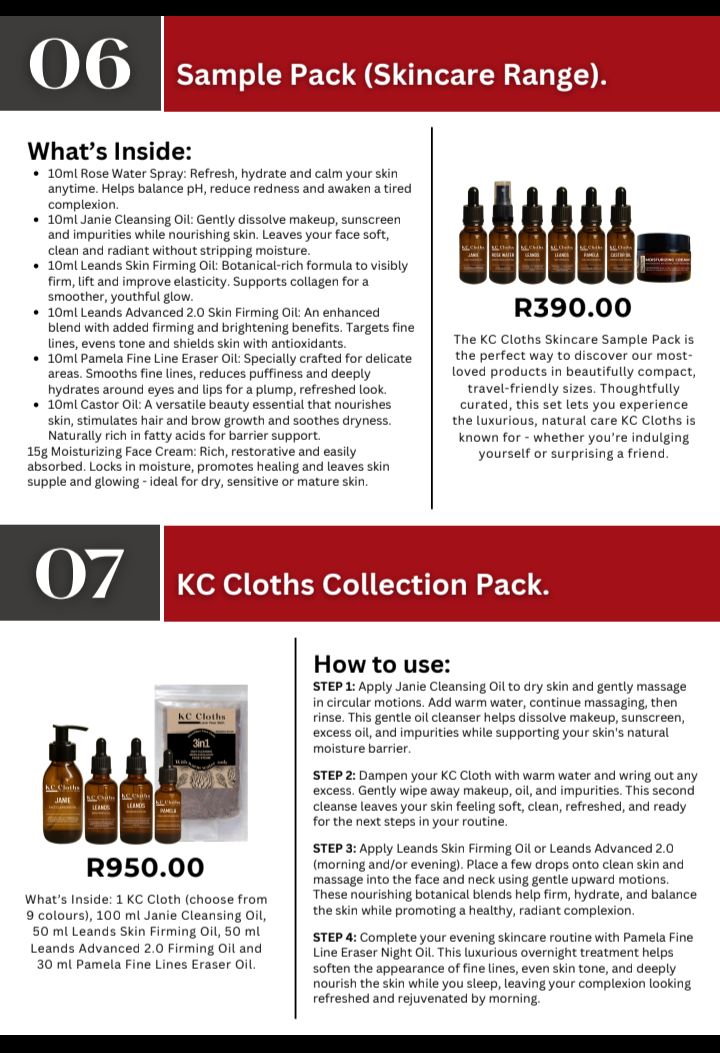 Skin Care Range