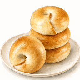 Plain Bagel (a set of 4)