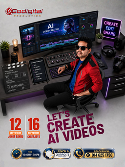 Let's Create AI Videos -  16 September 2026  Cyberjaya