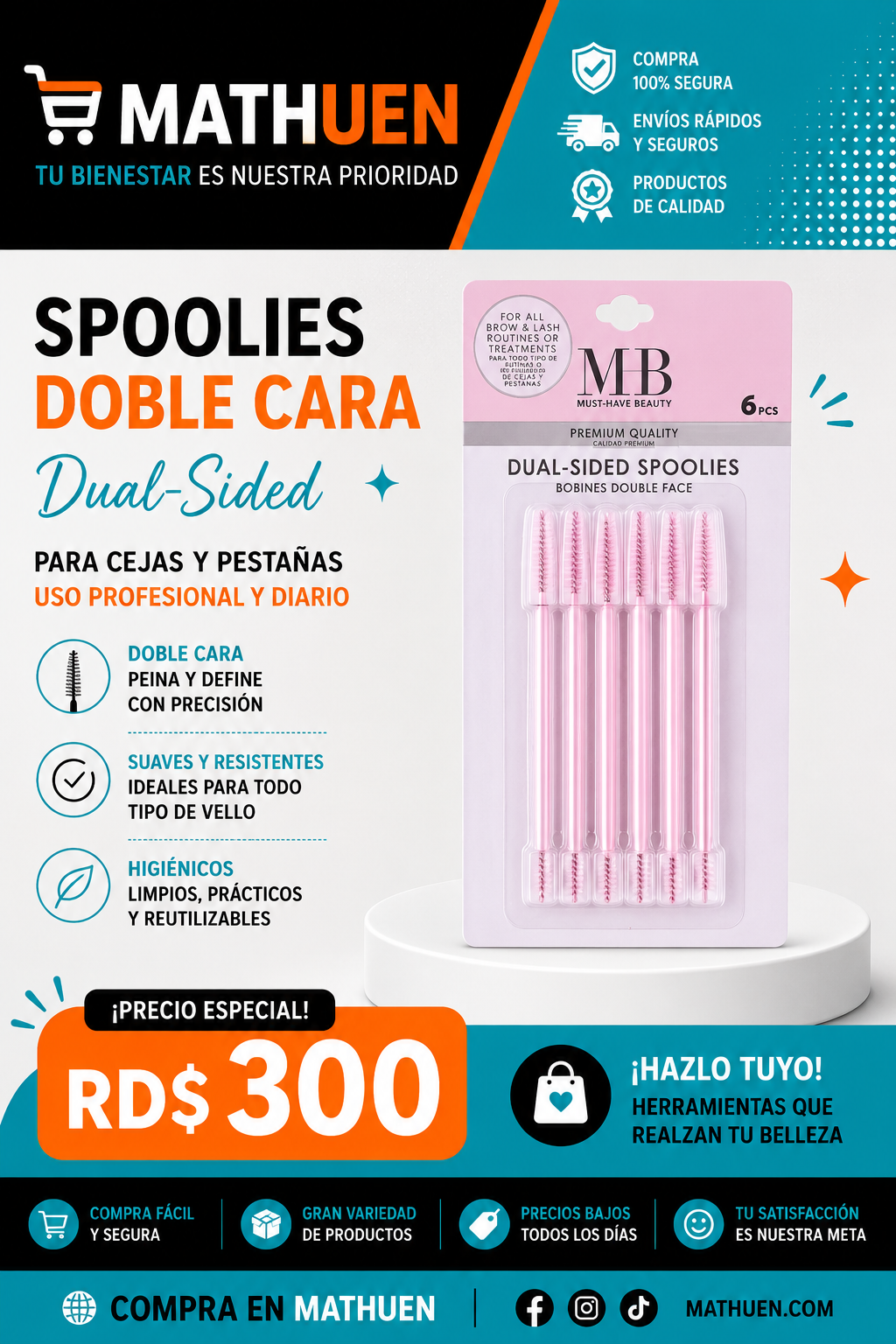 Cepillo Para Pestañas Y Cejas