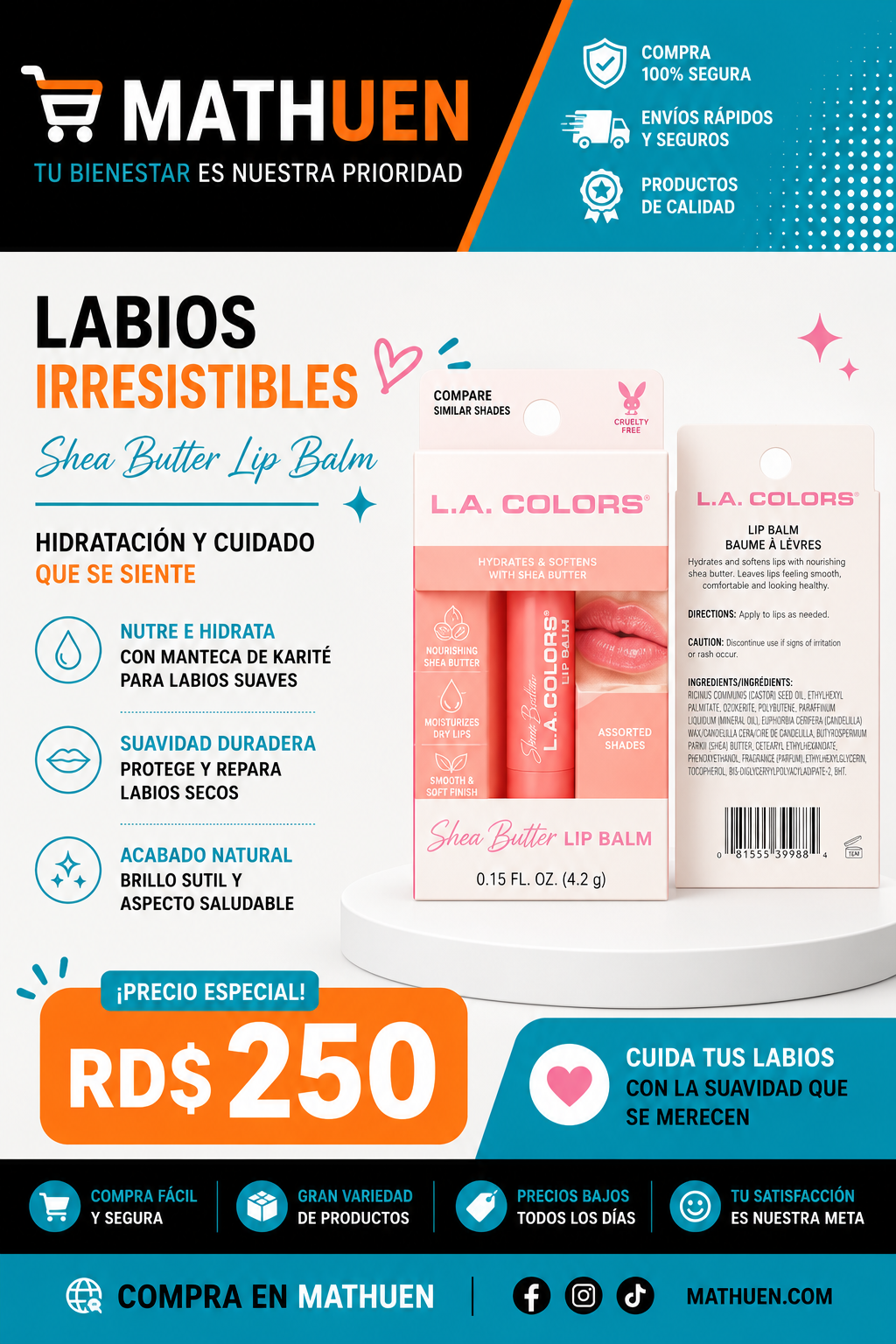 L.A. Color - Lip Balm