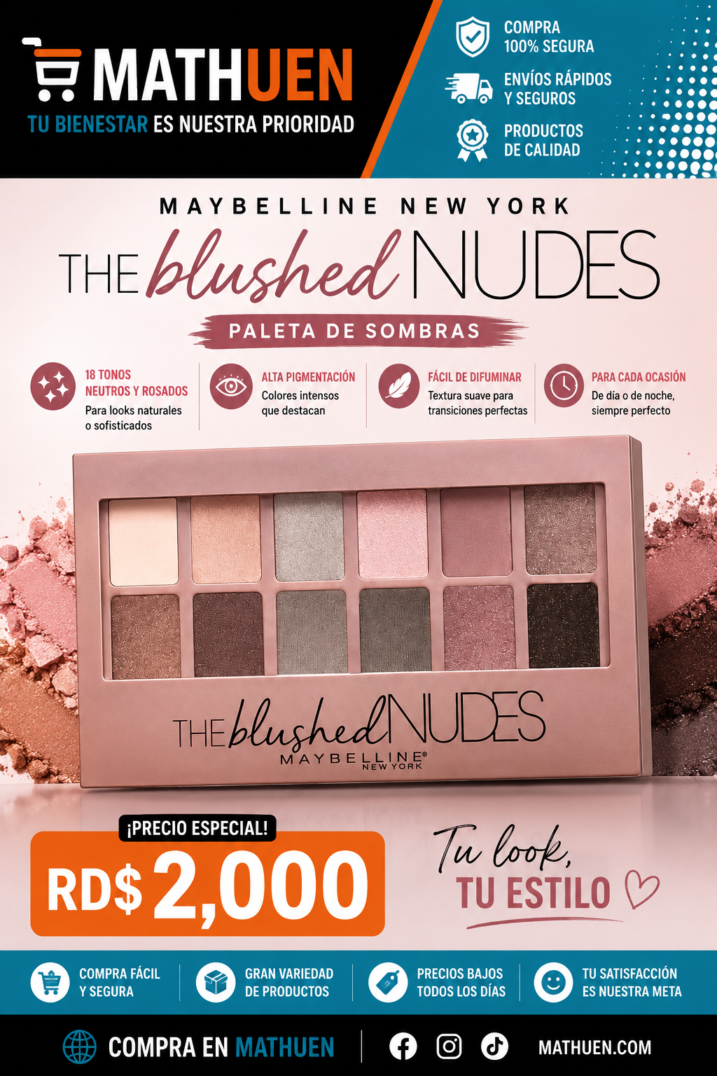 Maybelline Blushed Nudes