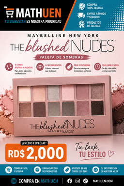 Maybelline Blushed Nudes 