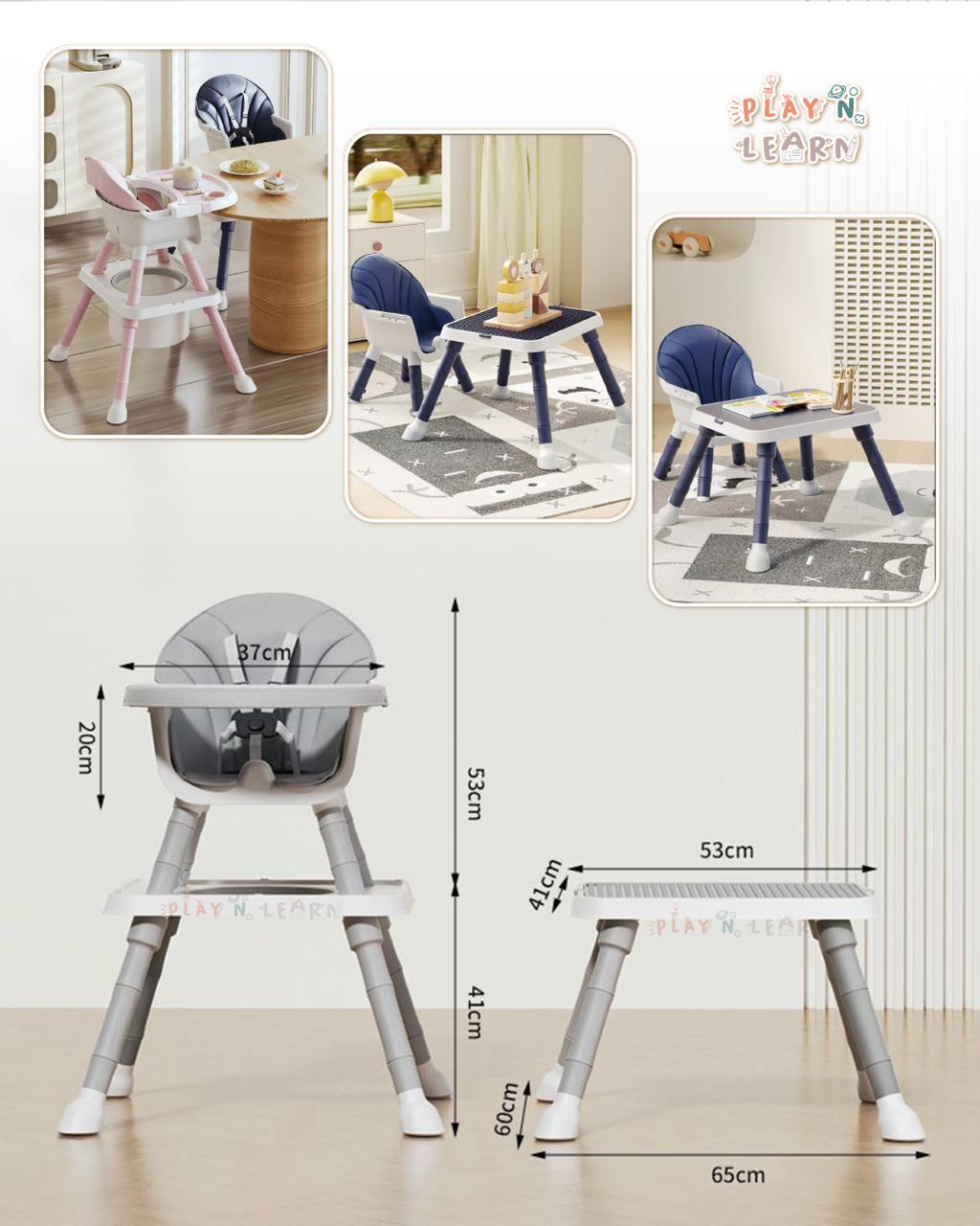 7 IN 1 CONVERTIBLE HIGH CHAIR & TABLE _2