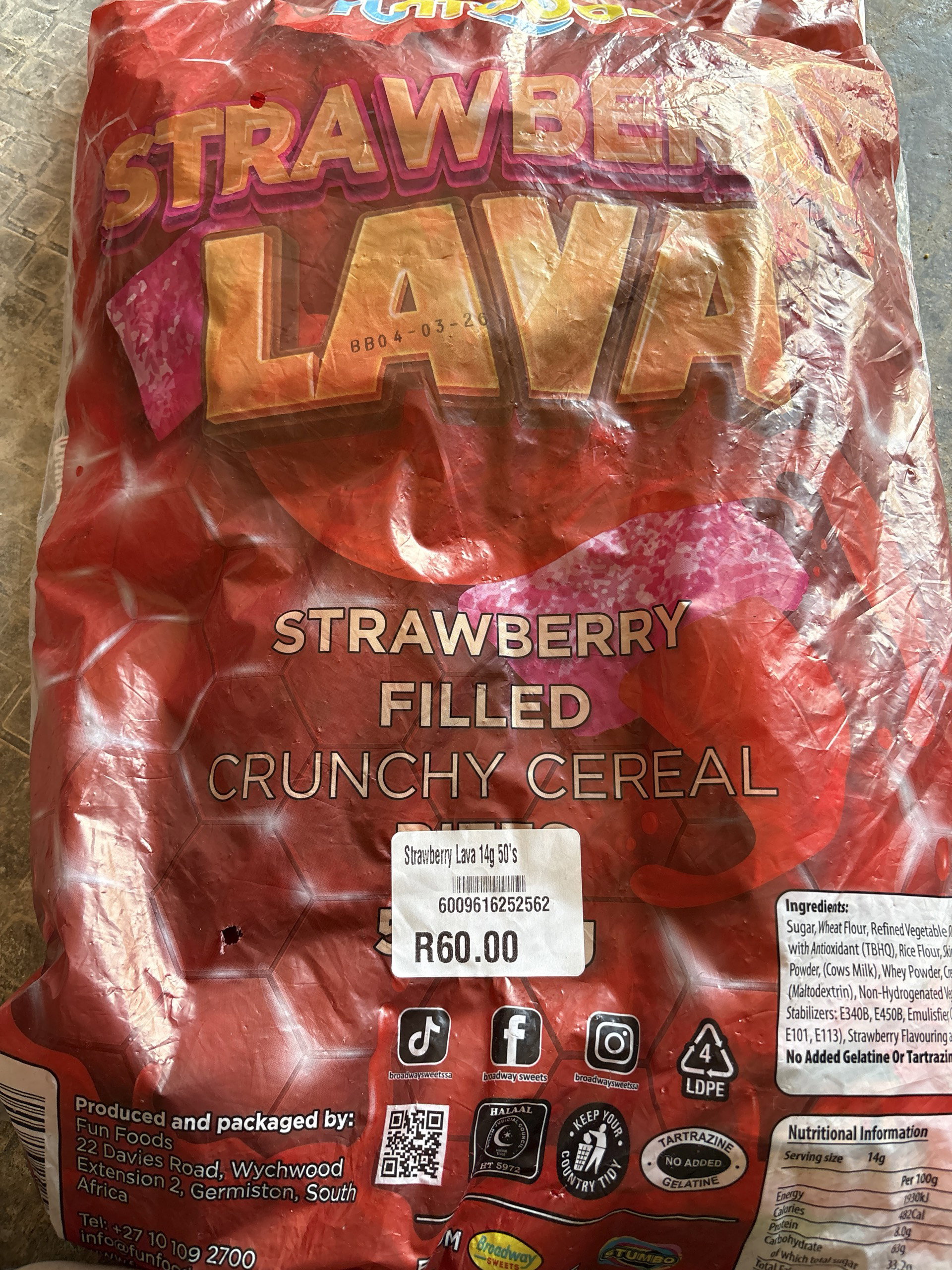 Strawberry Lava 50x14g_0