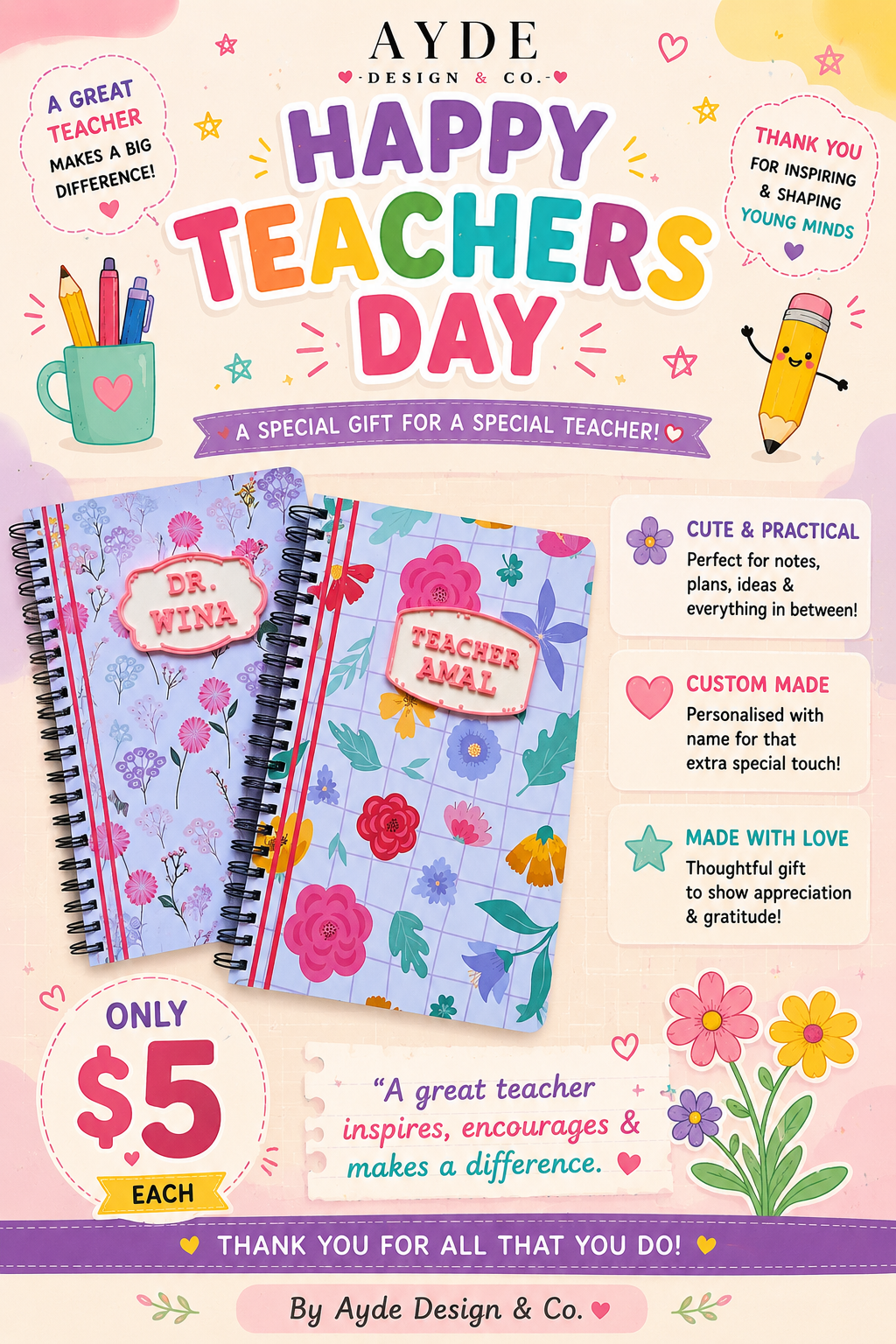 🌸TEACHER DAY NOTEBOOK🌸_0