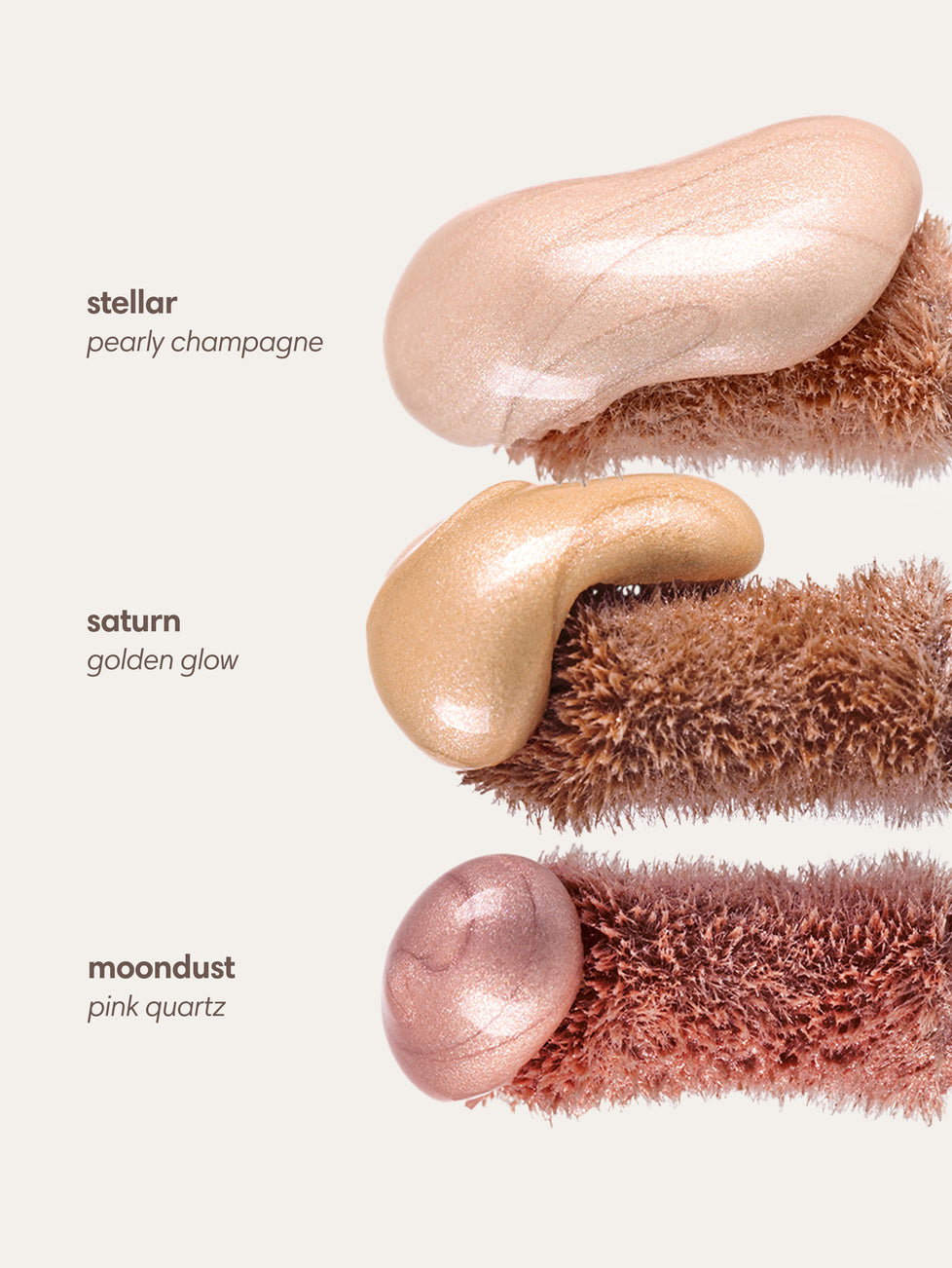 Sunnies Face Highlighter // Glow On Liquid Luminizer, shade: saturn (golden glow)
