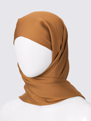 Uniqlo Satin Hijab - Brown
