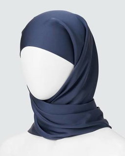 Uniqlo Satin Hijab - Navy