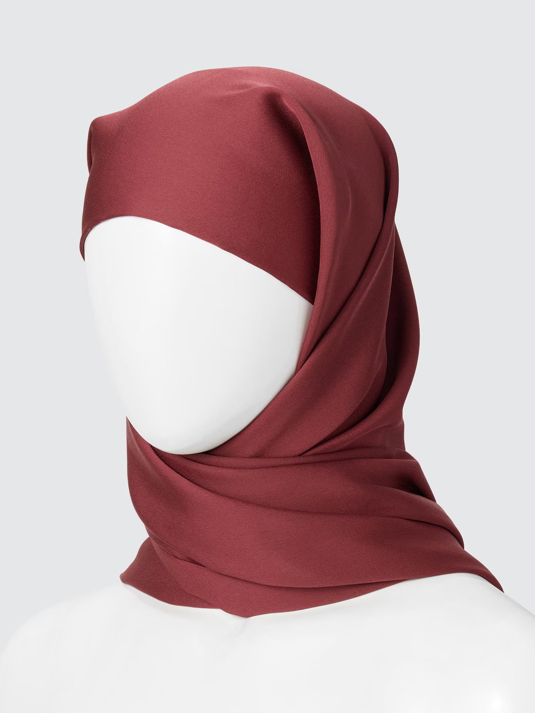 Uniqlo Satin Hijab - Red