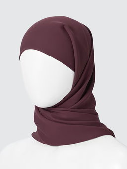 Uniqlo Georgette Hijab - Wine