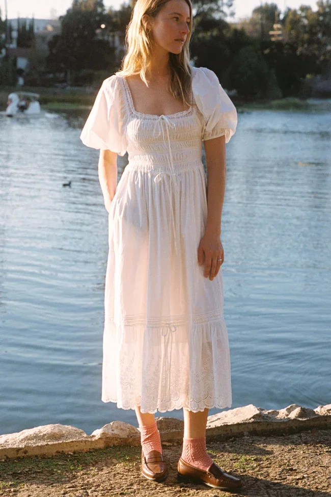 Ricarda Dress | Alabaster (S) 