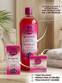 LA GAMME SKIN WHITE. 